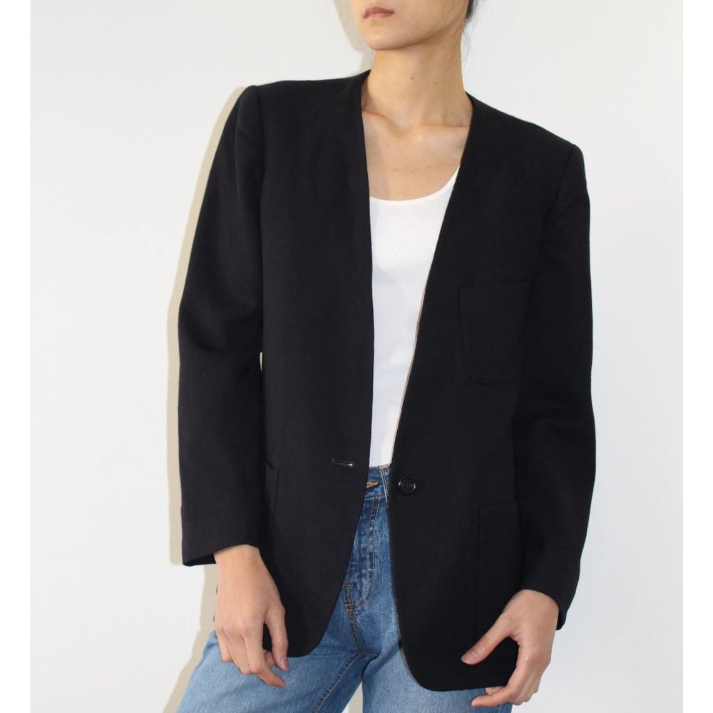 VTG Union made in the USA 100% Wool Blazer XS-L - Picture 3 of 6